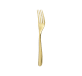 christofle stainless steel dessert fork - gold colour 3