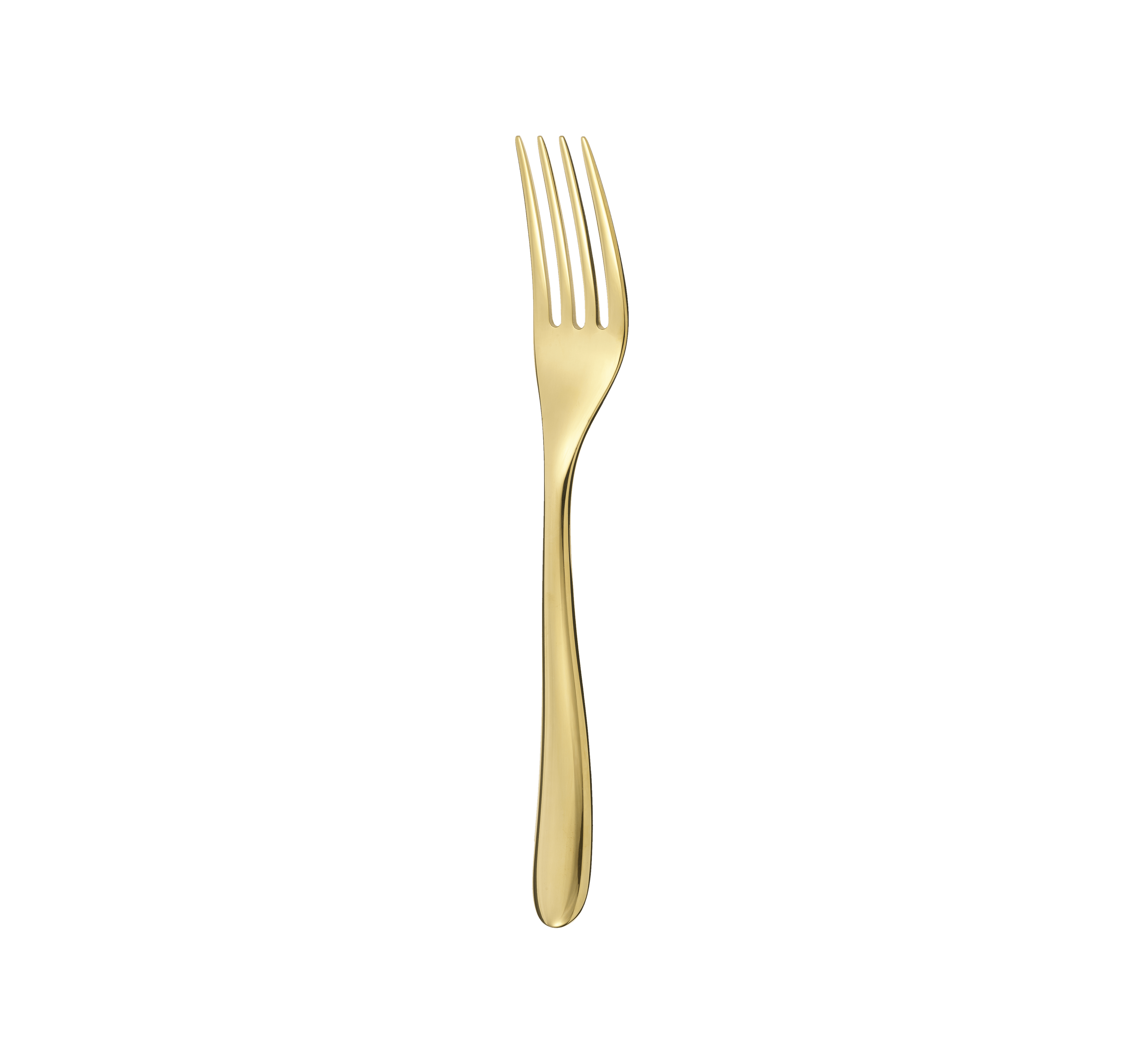 christofle gold stainless steel dessert fork 3
