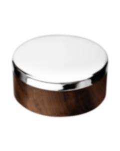 Small round box Uni  Silver plated