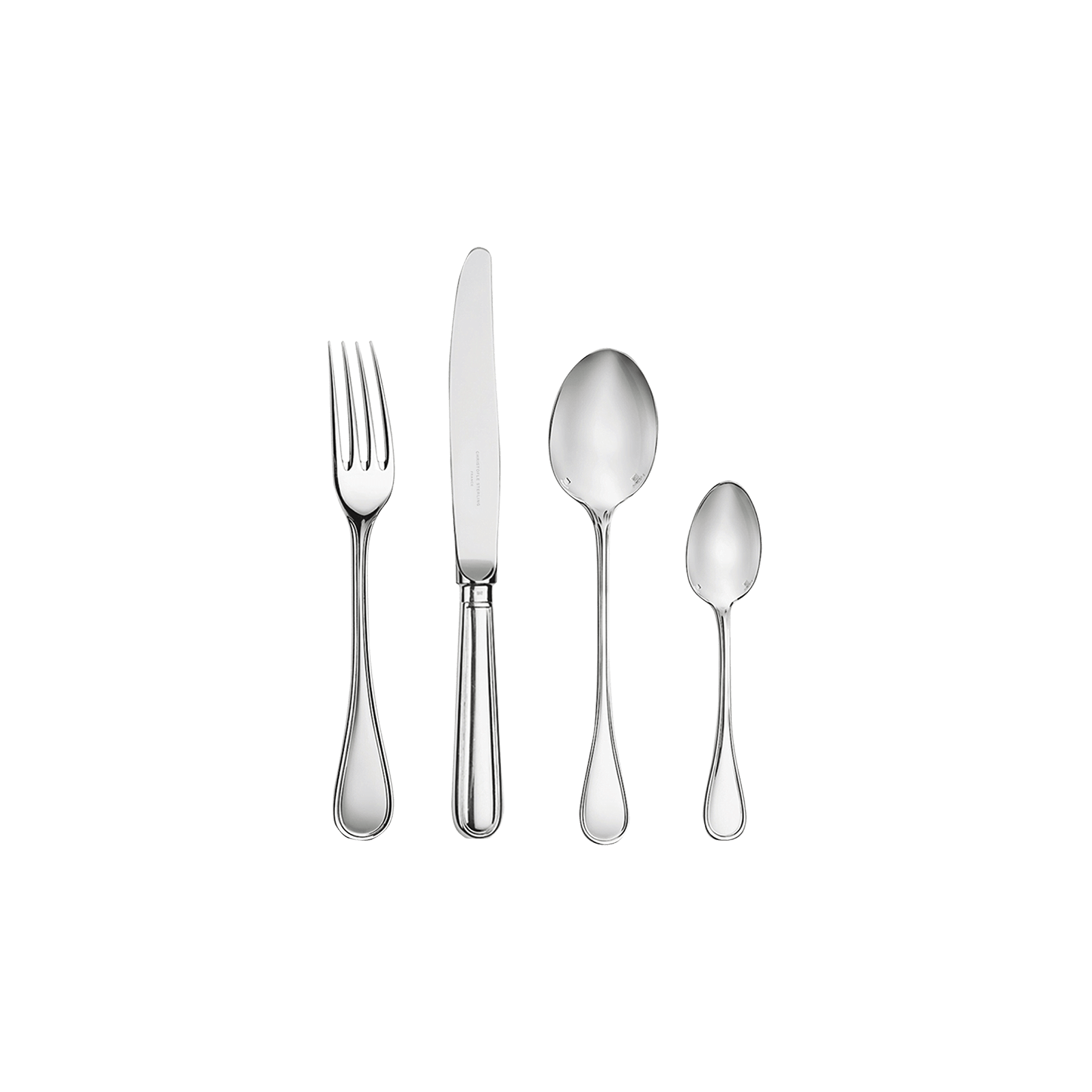 48Piece Silver Plated Flatware Set with Chest Albi Christofle