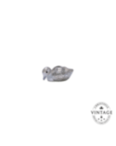 christofle vintage silvered swimming duckling 1