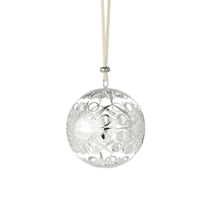 christofle silver-plated christmas ornament 2023 edition - silver 0