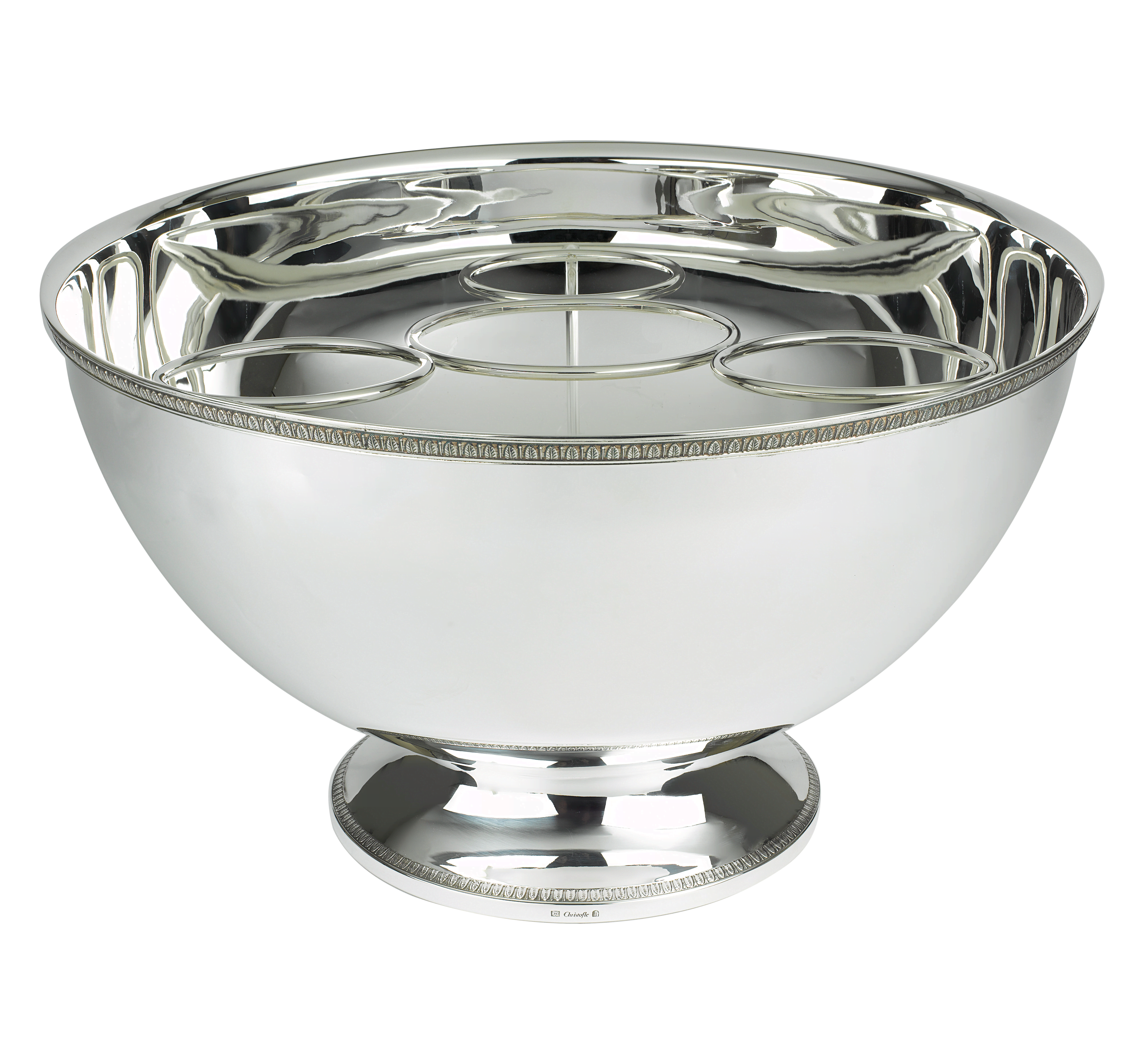 Bol EDZARD Perla Argenté - Diamètre 21 Cm - Design élégant Intemporel - Pour Fruits, Snacks, Décoration - Qualité Allemande