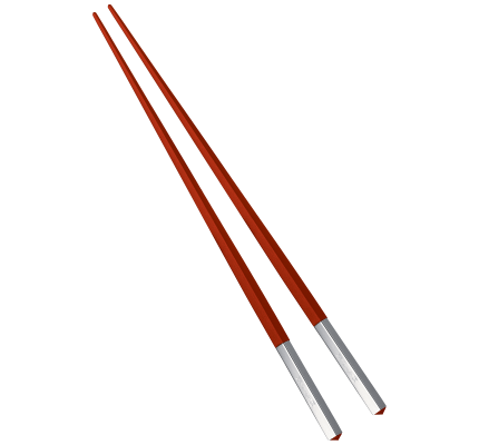 christofle pair of japanese chopsticks uni silver plated and resin 0