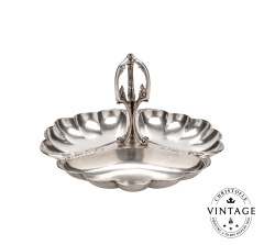 christofle vintage silvered louis xv server 1