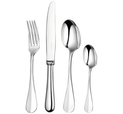 christofle flatware set for 6 people (24 pieces) fidelio  silver plated 2