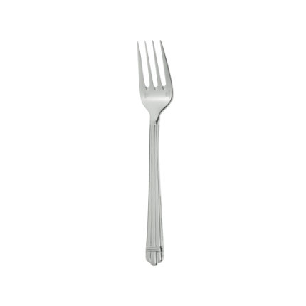 christofle salad fork aria  sterling silver 1