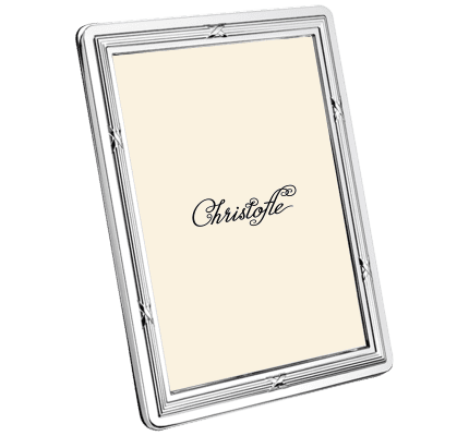 christofle picture frame 18x24 cm rubans  silver plated 0