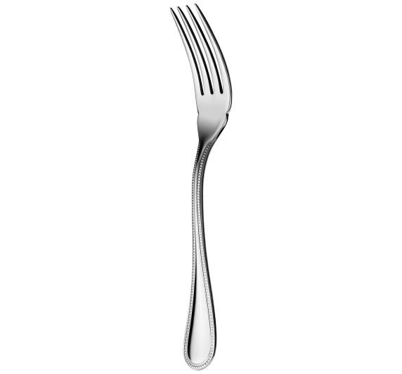 christofle fish fork perles 2  stainless steel 3
