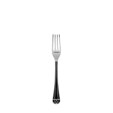 christofle silver-plated dessert fork - black 1