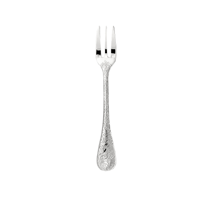 christofle cake fork jardin d'eden  silver plated 1