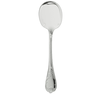 christofle silver plated cream soup spoon marly   0