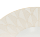christofle porcelain large rim plate gold finish 2