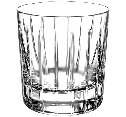 Set of 2 Old Fashioned crystal glasses