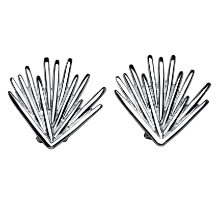 christofle sterling silver clip-on earrings 1