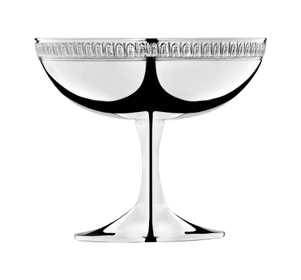 christofle ice cream bowl malmaison  silver plated 2