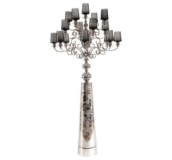 christofle crystal chandelier floor lamp 1