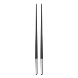 Silver-Plated Black Japanese Chopsticks UNI - Christofle