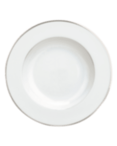 christofle Rimmed soup bowl Albi  Porcelain