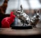 christofle sitting rabbit in sterling silver - haute orfèvrerie 4