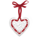 christofle silver plated "heart" ornament 0