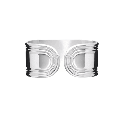 christofle silver-plated opened napkin ring 3