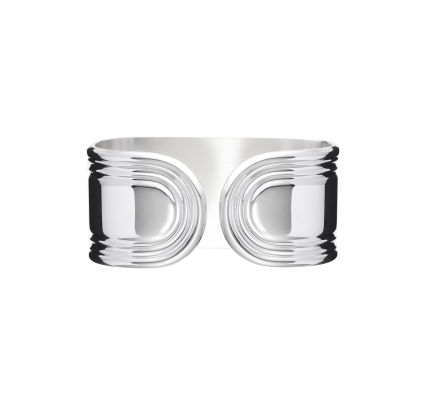 christofle silver-plated opened napkin ring 3