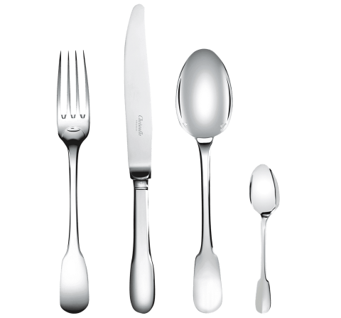 Flatware set for 6 people (24 pieces) Cluny  Silver plated