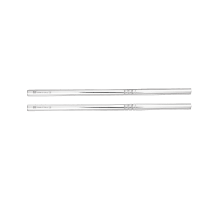 christofle set of 2 silver plated small straws 1