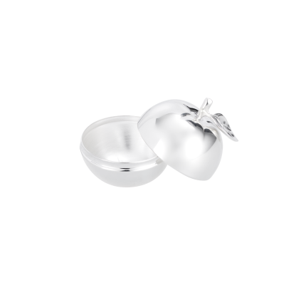 christofle silver-plated apple trinket box 2