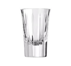 christofle crystal vodka glasses - set of 4 1