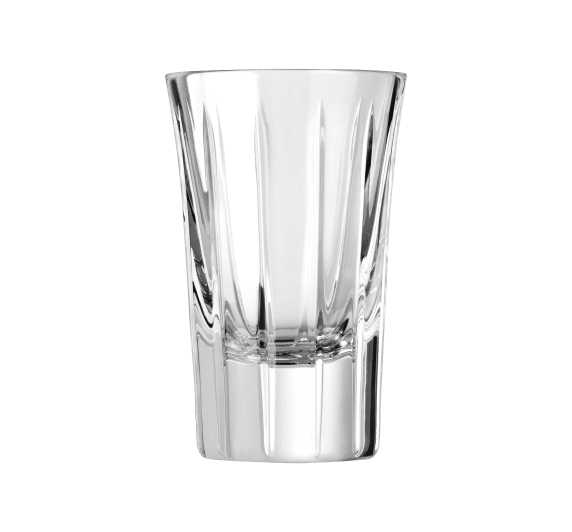 christofle crystal vodka glasses - set of 4 1