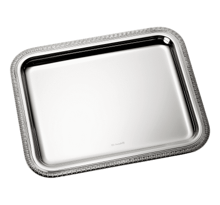 christofle tray 20x16 cm malmaison  silver plated 2
