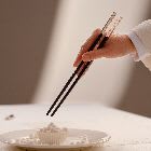Resin & Silver Chopsticks