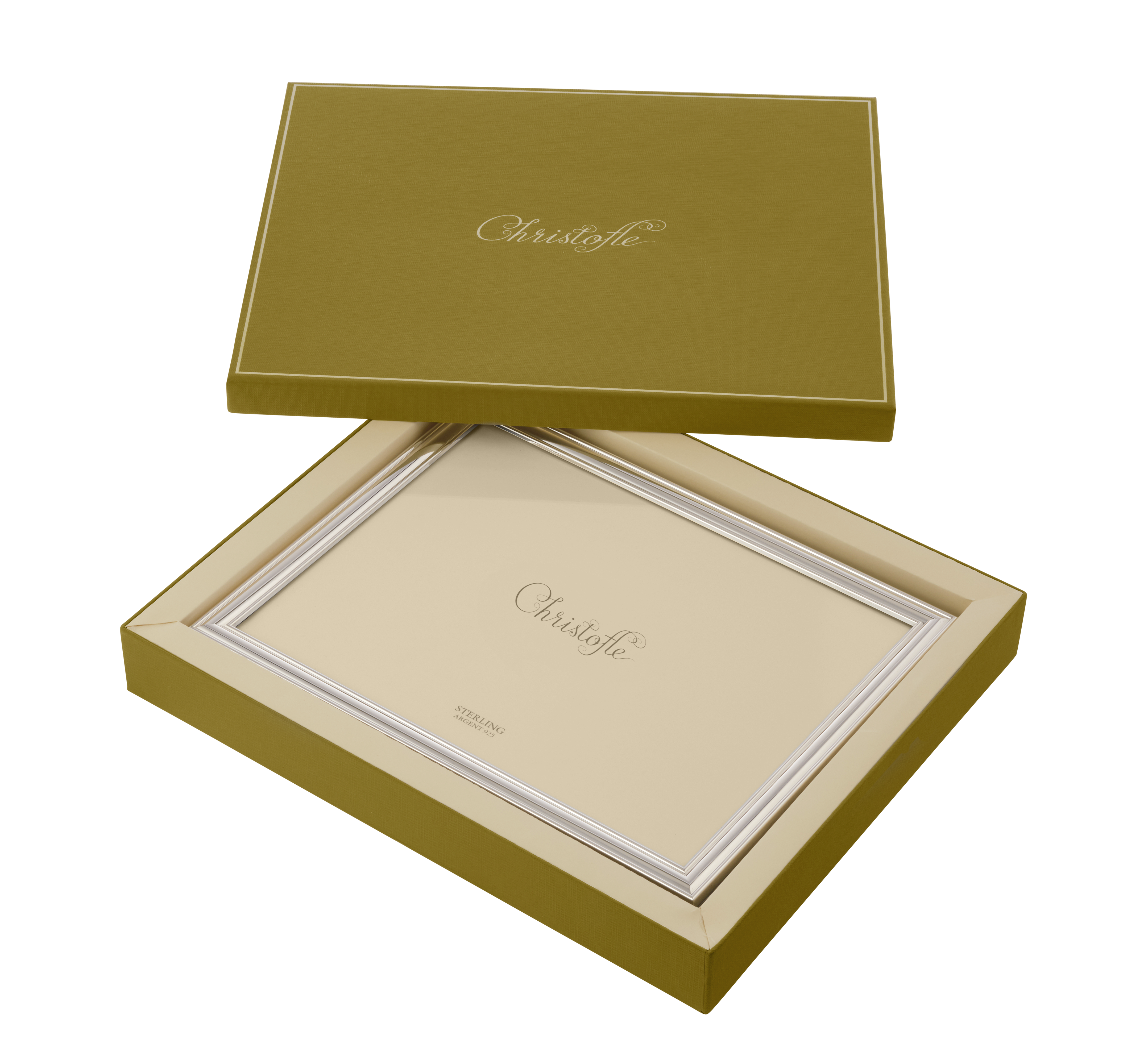 christofle sterling silver picture frame - 22 x 28 cm photos 4