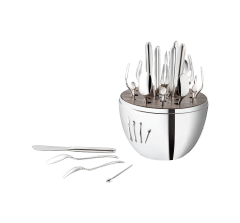 christofle mood party - set of aperitif flatware for 6 persons (24 pieces) 3