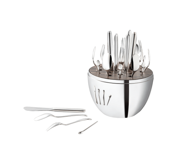 christofle mood party - set of aperitif flatware for 6 persons (24 pieces) 3