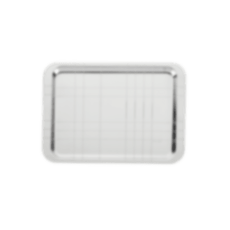 christofle Plateau rectangulaire en métal argenté -  21 x 30 cm