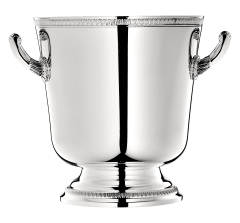 christofle silver plated ice bucket malmaison   1