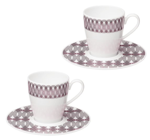 christofle tasse à café en porcelaine 0