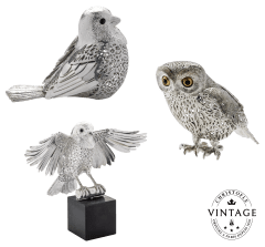 christofle compose your vintage silvered bird set 1
