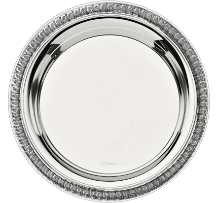 christofle silver-plated bottle/carafe coaster  0