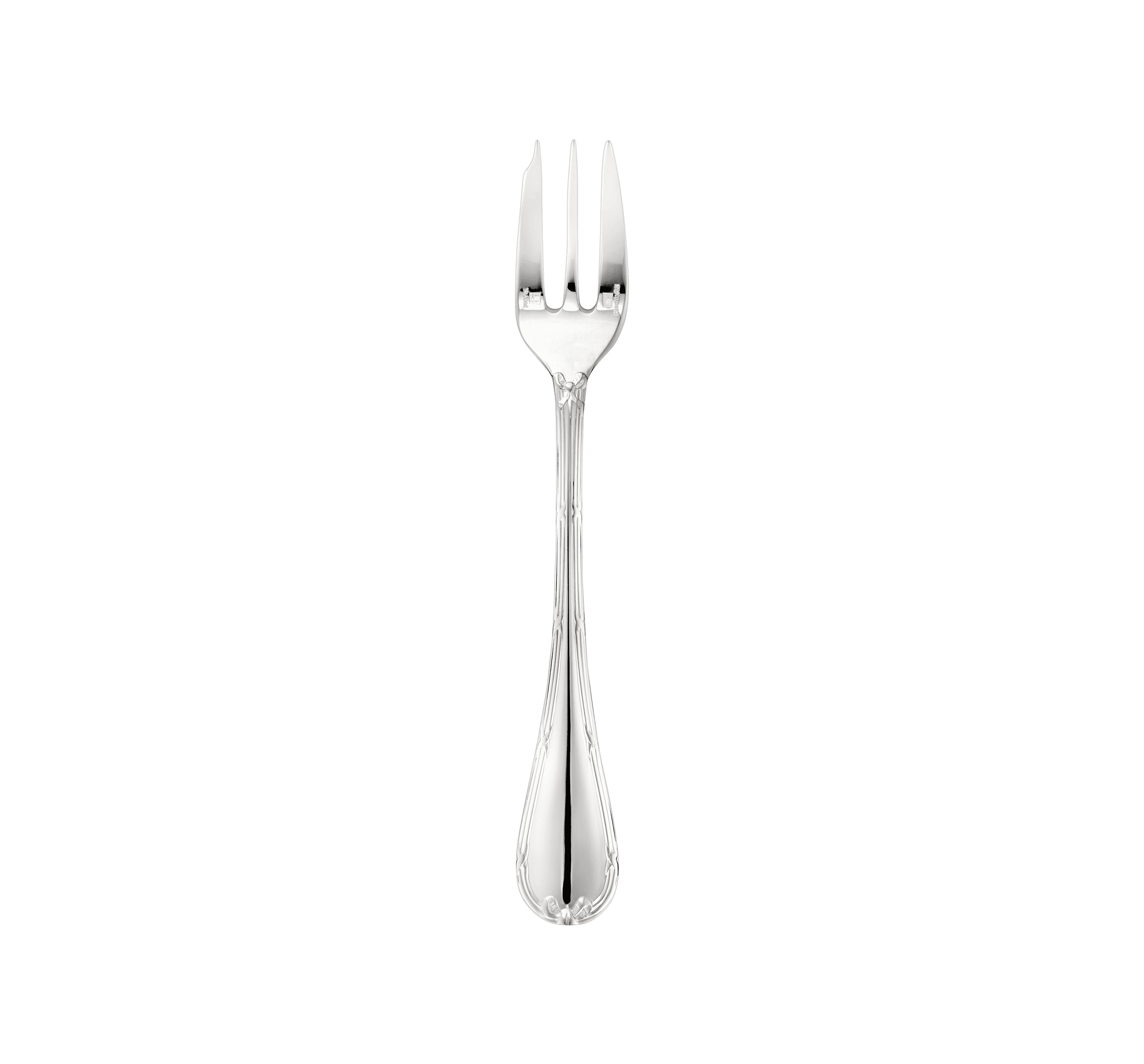 christofle fourchette à gâteaux en métal argenté 1