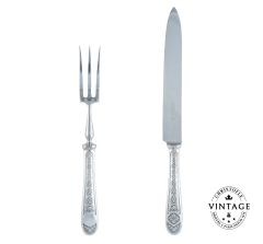 Cutting Set (2 piece), Silverware - Vintage