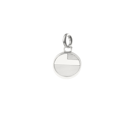 christofle sterling silver medal - ondulations 0
