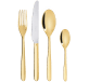 christofle 24 piece flatware set for 6 people in 24-carat gold gilded metal 3