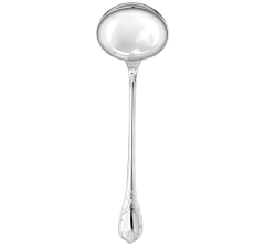 christofle soup ladle marly  silver plated 1