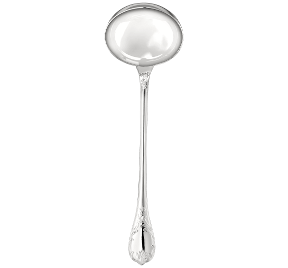christofle soup ladle marly  silver plated 1