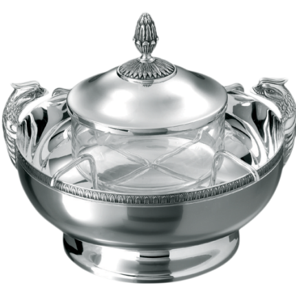 christofle silver-plated caviar serving set 1