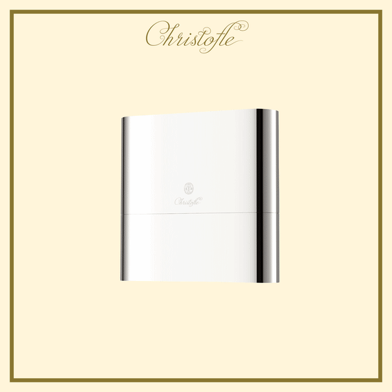 christofle stainless steel case - 24-piece stainless steel (sold empty) 2
